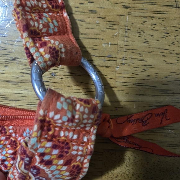 Vera Bradley Shoulder Tote Bag Purse Authentic Paprika Quilted Zip Handbag - Picture 6 of 6